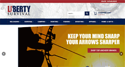 Desktop Screenshot of libertysurvival.com